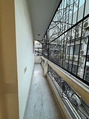 Balcony in 3 BHK Builder Floor at Greater Kailash ii – for Rent