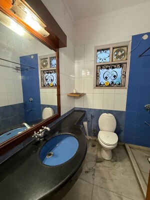 Bathroom in 3 BHK Builder Floor at Greater Kailash ii – for Rent