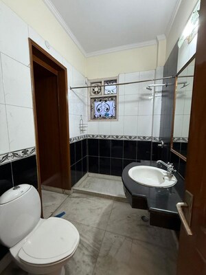 Bathroom in 3 BHK Builder Floor at Greater Kailash ii – for Rent