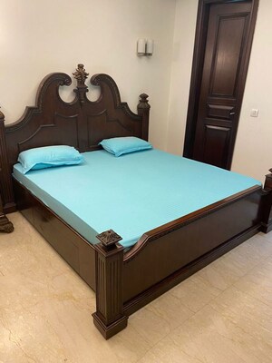 Bedroom in 1 BHK Builder Floor at Panchsheel Park – for Rent