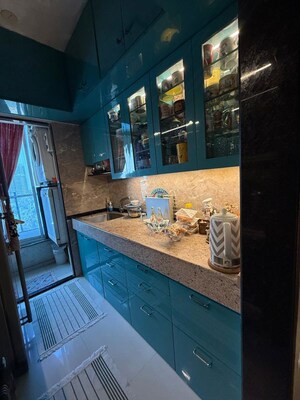 Kitchen in 3 BHK Apartment at Shrushti CHS Ltd, Andheri East – for Sale