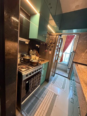 Kitchen in 3 BHK Apartment at Shrushti CHS Ltd, Andheri East – for Sale