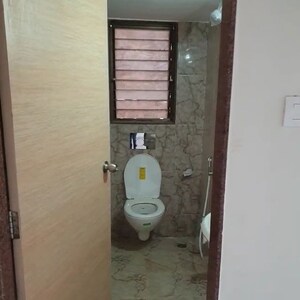 Bathroom in 1 BHK Apartment at The Makwana Om Palace, Malad West – for Rent