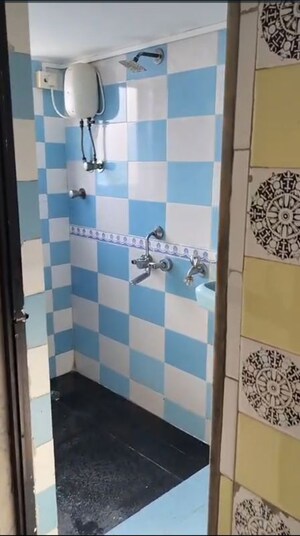 Bathroom in 1 BHK Apartment at BGTA Girnar, Wadala East – for Rent