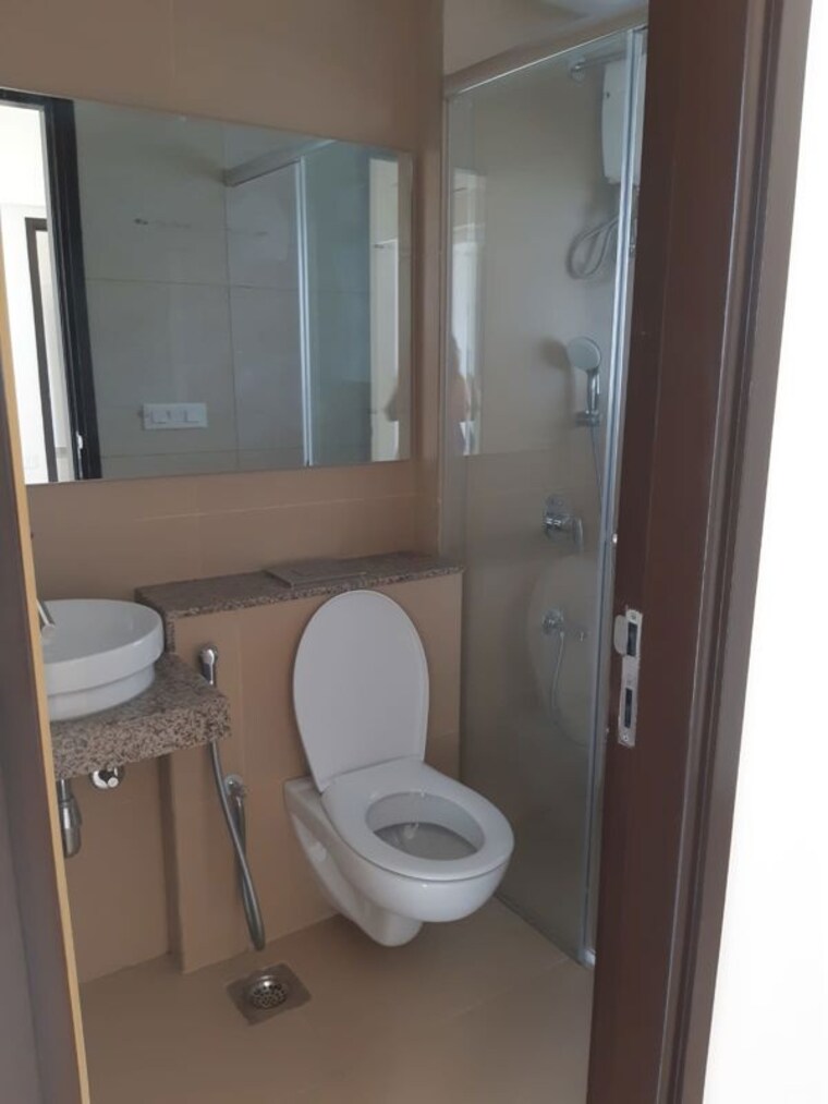 Bathroom, lnt-veridian 2 Bedroom 550 Sq.Ft. Apartment In Powai Mumbai 10146427