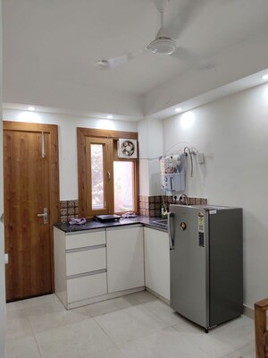 Kitchen in 1 BHK Builder Floor at Kohli One Malibu Town, Sector 47 – for Rent