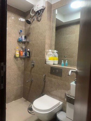 Bathroom in 2 BHK Apartment at Sunteck Avenue 2, Goregaon West – for Rent
