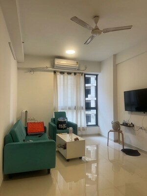 Living Room in 2 BHK Apartment at Sunteck Avenue 2, Goregaon West – for Rent