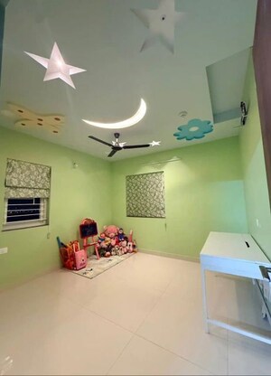 Living Room in 3 BHK Apartment at My Home Tridasa, Tellapur – for Rent