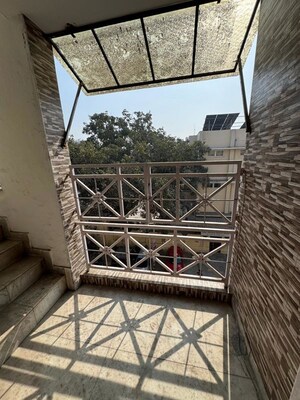 Balcony in 2 BHK Builder Floor at Malviya Nagar – for Rent