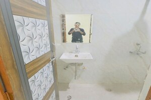 Bathroom in 2 BHK Builder Floor at Chattarpur – for Rent