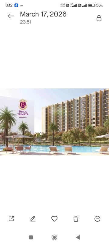 3 BHK + Pooja Room,Servant Room,Study Room 1150 Sq.Ft. Apartment in Birla Taranya