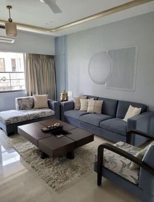 Living Room in 3 BHK Apartment at Malabar Hill – for Sale