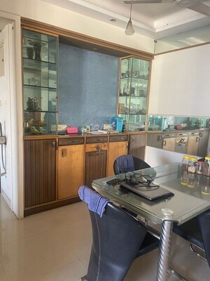 Living Room in 3 BHK Apartment at Lake Home, Powai – for Rent