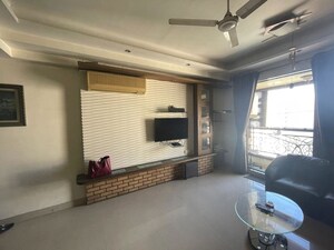 Living Room in 3 BHK Apartment at Lake Home, Powai – for Rent
