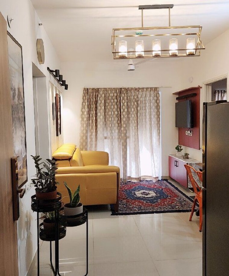 Living Room, brigade-el-dorado-krypton 2 Bedroom 740 Sq.Ft. Apartment In Bagaluru Bangalore 10147806