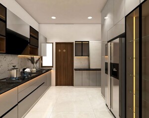 Kitchen in 3 BHK Apartment at Malwa Escon Primera, International Airport Road – for Sale