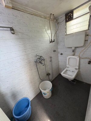 Bathroom in 1 BHK Apartment at Vidya CHS, Ghatkopar East – for Rent