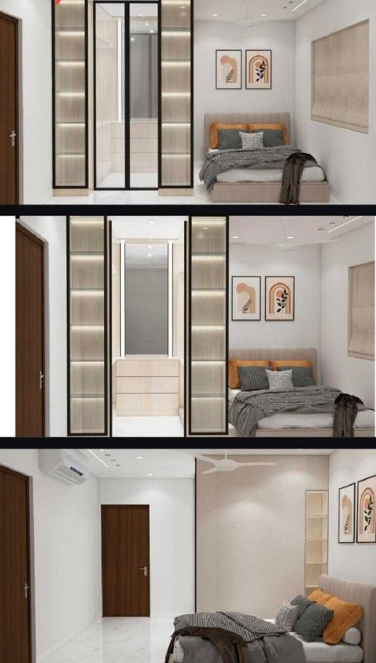 Kitchen, ambience-courtyard 3 Bedroom 2150 Sq.Ft. Apartment In Manikonda Hyderabad 10147882