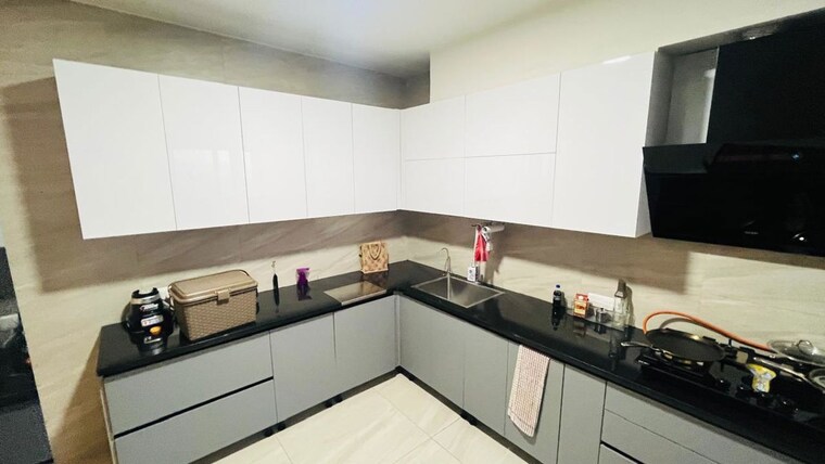 Kitchen, myscape-sanctuary 3 Bedroom 2400 Sq.Ft. Apartment In Hafeezpet Hyderabad 10147717