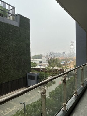 Balcony in 2 BHK Apartment at Krisumi Waterfall Residences, Sector 36a – for Sale