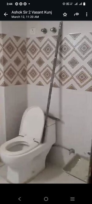 Bathroom in 3 BHK Builder Floor at Vasant Kunj – for Sale