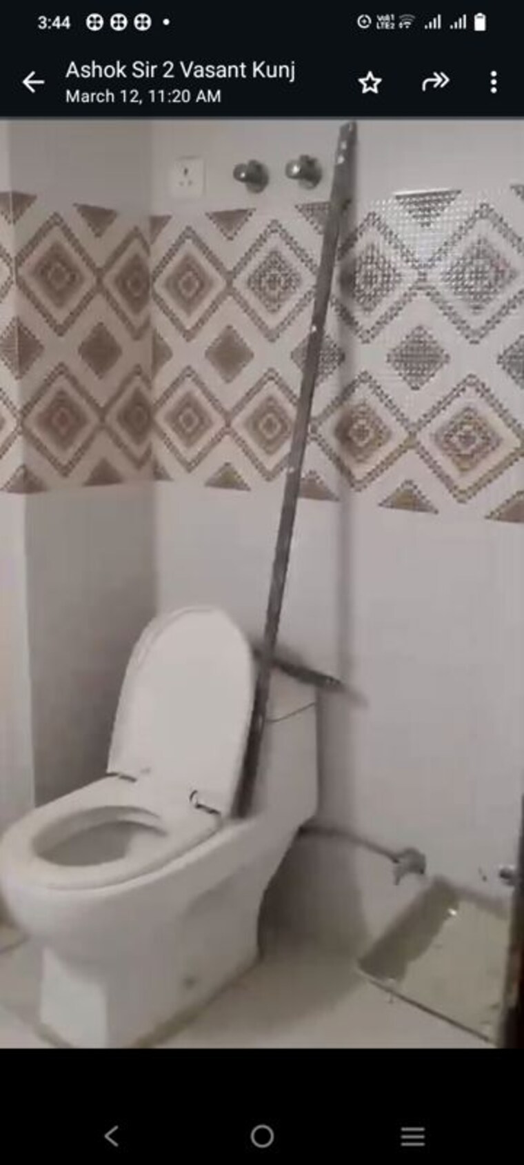 Bathroom, vasant kunj 3 Bedroom 1500 Sq.Ft. Builder Floor In Vasant Kunj Delhi 10148125