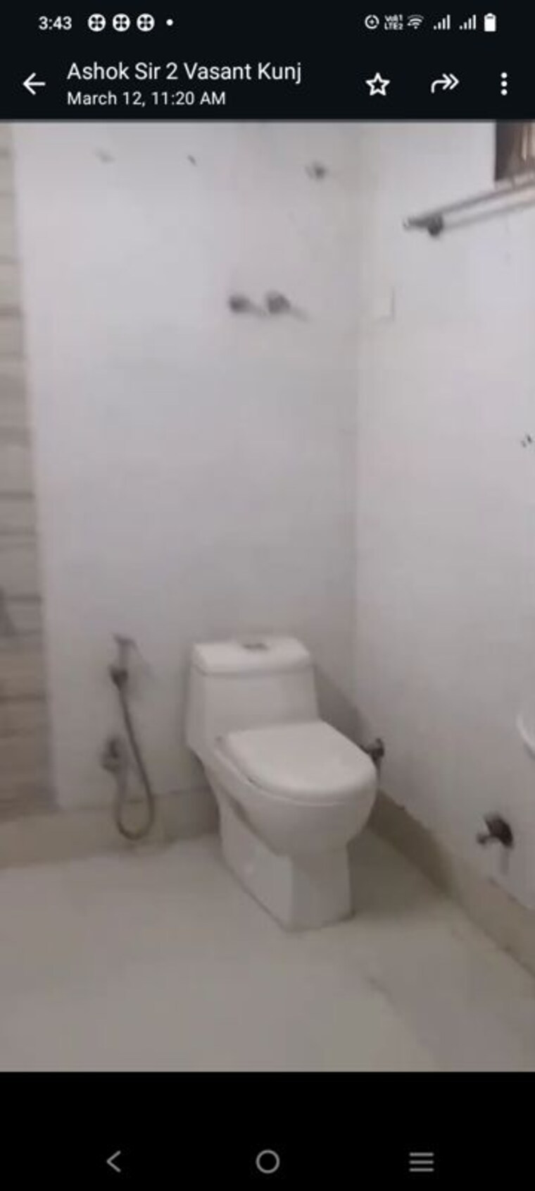 Bathroom, vasant kunj 3 Bedroom 1500 Sq.Ft. Builder Floor In Vasant Kunj Delhi 10148125