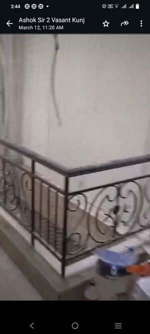 Balcony in 3 BHK Builder Floor at Vasant Kunj – for Sale