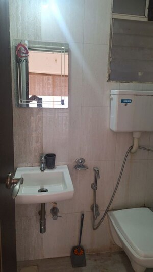 Bathroom in 1 BHK Apartment at VR Bhoomi Acres F Wing, Ghodbunder Road – for Rent