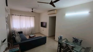 Living Room in 1 BHK Apartment at Lodha Crown Quality Homes, Majiwada – for Rent