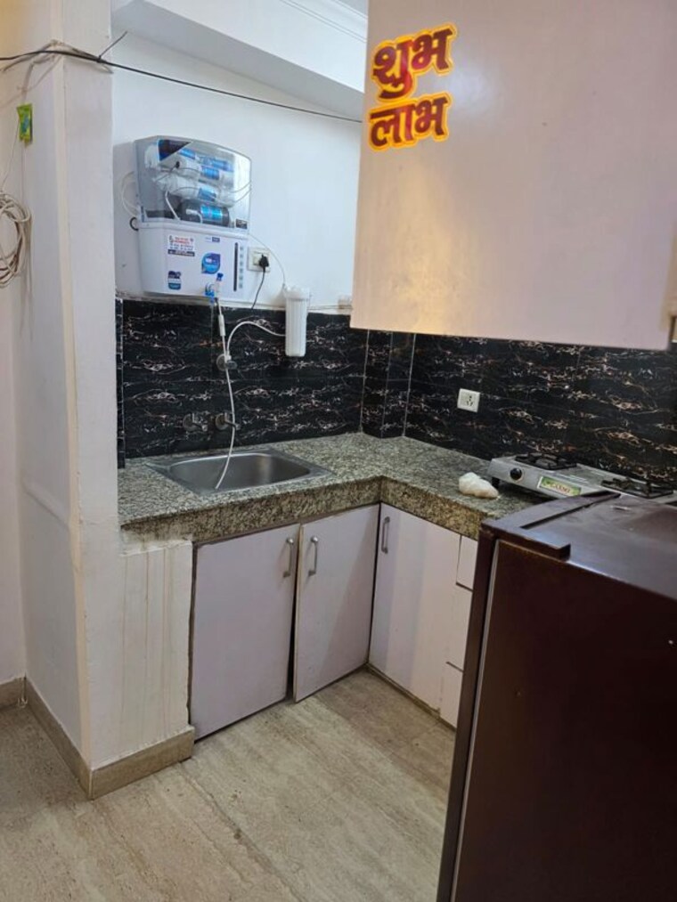Kitchen, neb sarai 1 Bedroom 450 Sq.Ft. Builder Floor In Neb Sarai Delhi 10148595