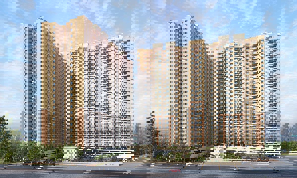 3 BHK + Study Room,Extra Room 1002 Sq.Ft. Apartment in Dynamic Grandeur