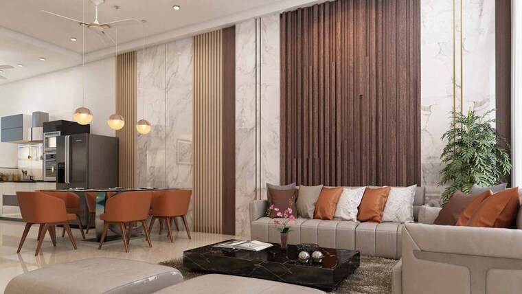 Bedroom, dynamic-grandeur 3 Bedroom 1002 Sq.Ft. Apartment In Undri Pune 10148604