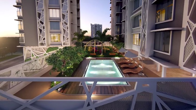 Balcony, ekta-trinity 2 Bedroom 830 Sq.Ft. Apartment In Santacruz West Mumbai 10148200