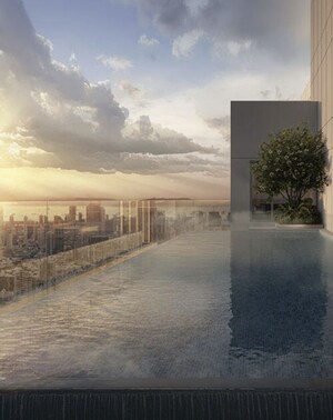 Swimming Pool in 4 BHK Apartment at Kalpataru Prive, Altamount Road – for Sale