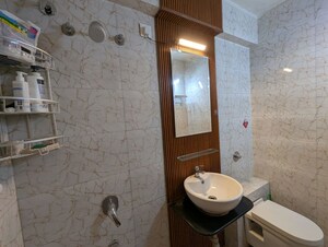Bathroom in 3 BHK Apartment at Sai Innovision 7 Avenues, Balewadi – for Rent