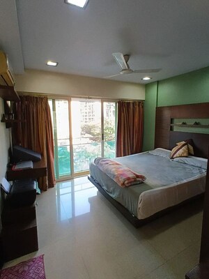 Bedroom in 3 BHK Apartment at Lokhandwala Whispering Palms XXclusives, Kandivali East – for Rent