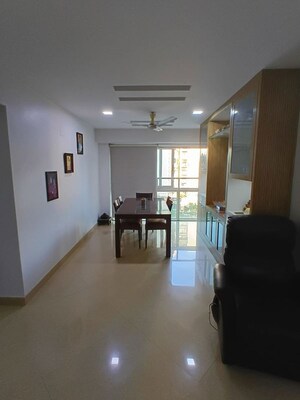 Living Room in 3 BHK Apartment at Lokhandwala Whispering Palms XXclusives, Kandivali East – for Rent