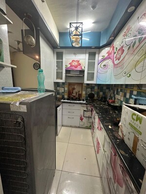 Kitchen in 2 BHK Apartment at Panchsheel Greens II, Sector 16 Greater Noida – for Rent