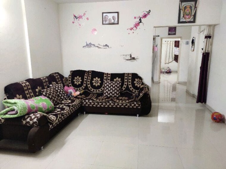 Living Room, wakad 2 Bedroom 1000 Sq.Ft. Apartment In Wakad Pune 10148872