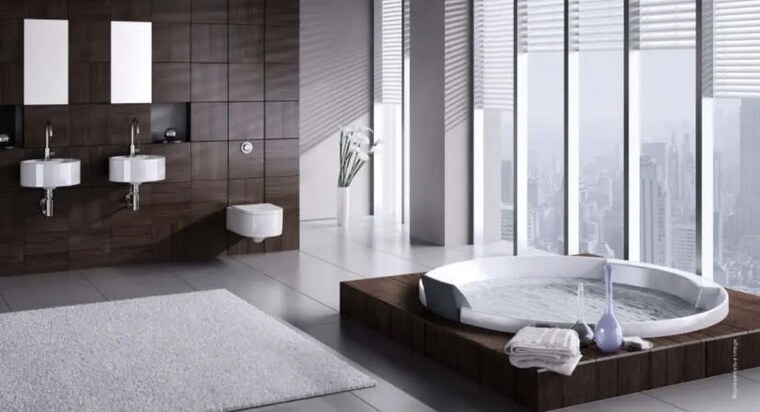 Attached Bathroom, walkeshwar 4 Bedroom 3100 Sq.Ft. Apartment In Walkeshwar Mumbai 10148879