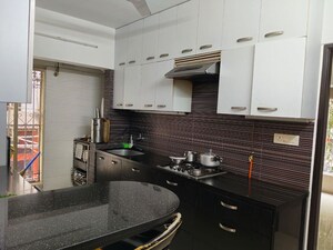 Kitchen in 3 BHK Apartment at Prestige Court, Khar West – for Sale