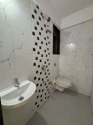 Bathroom in 1 BHK Apartment at Shree Swami Vishnu Bhavan, Bhandup West – for Sale