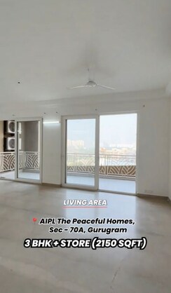 3 BHK + Servant Room Apartment For Sale in AIPL The Peaceful Homes