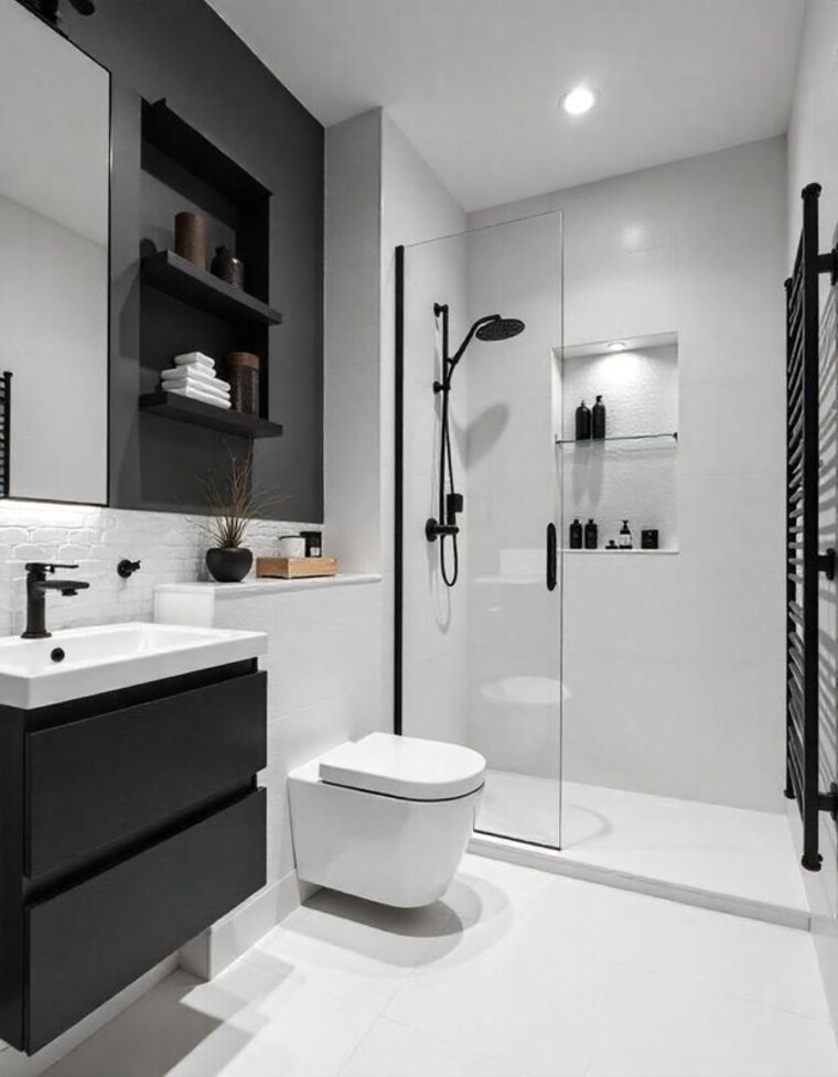 Bathroom, mundur 3 Bedroom 1200 Sq.Ft. Villa In Mundur Palakkad 10146353