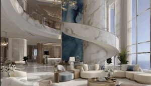 Bathroom in 4 BHK Apartment at Runwal Malabar, Malabar Hill – for Sale