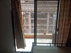 Balcony in 1.5 BHK Apartment at Yashraj Park CHS, Kasarvadavali – for Rent