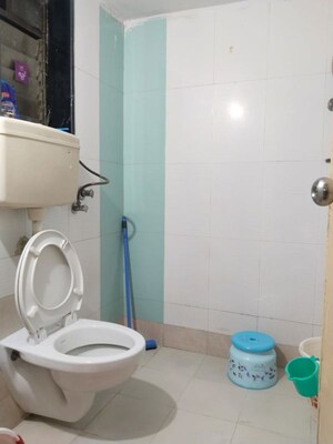 Bathroom in 3 BHK Apartment at Haware Tiara, Kharghar – for Rent