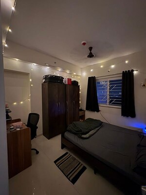 Living Room in 3 BHK Apartment at Ayodhya Nagari CHS, Bopodi – for Rent